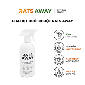 Chai xịt đuổi chuột chuyên dụng cho ô tô RATS AWAY 500ml