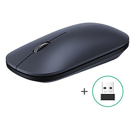 Ugreen UG25163MU001TK màu đen 2.4G và Bluetooth Chuột không dây dùng cho máy tính laptop chất liệu nhựa ABS có kèm pin AA - HÀNG CHÍNH HÃNG