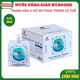 Nước Uống Giàu Hydrogen Fujiwa - Hộp 10 túi - Túi 300ml