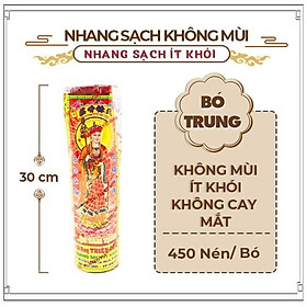 Hình ảnh Nhang Sạch Đặc Biệt Không Mùi Không Cay Mắt Thiên Lộc An Toàn Cho Trẻ Em - Bó Trung 450 Nén