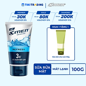 Sữa rửa mặt X-Men 100g Detox/Sáng da/Ngừa mụn/Kiểm soát nhờn/Mát lạnh
