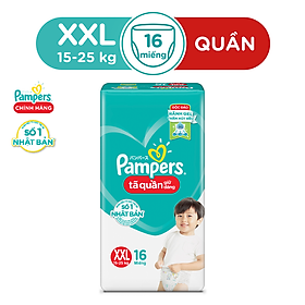 Tã Quần Pampers Giữ Dáng Mới Gói Trung XXL16/XL18