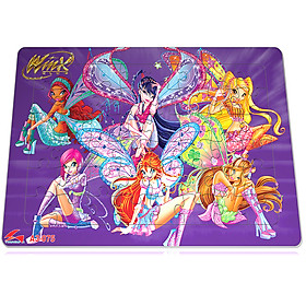 Xếp hình Tia Sáng WinX  (48 Mảnh Ghép) - Tặng kèm câu đố mặt sau cho bé