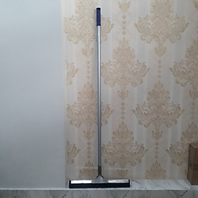 Mua CÂY ĐẨY NƯỚC GẠT SÀN ĐẦU INOX CAO CẤP 45cm  chuyên dụng gạt nước sàn  cho khách sạn  nhà hàng và gia đinh  đầu kẹp inox 304 sáng bóng dài 45cm  lưỡi cao su dày 2cm 