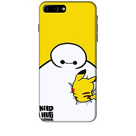 Ốp lưng dành cho điện thoại IPHONE 8 PLUS hinh Big Hero Pikachu