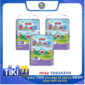 Combo 3 Tã Quần Goo.n Friend Gói Siêu Đại M68/L60/XL52/XXL46