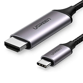 Mua Ugreen UG50571MM142TK 2M màu đen cáp USB type c Thunderbolt 3 ra HDMI 4K 60HZ đầu kim loại - HÀNG CHÍNH HÃNG