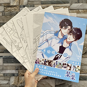 Tranh tô màu Ngụy Trang Học Tra Wei zhang xue cha anime