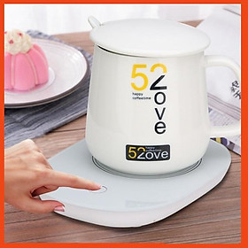 Mua Khuyến mãi - Bộ đế ly hâm nóng giữ nhiệt 55°C HEATING COASTER