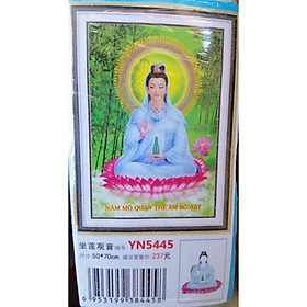Mua Tranh đính đá Phật quan âm YN5445 (chưa đính)