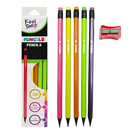 Combo 12 Cây Bút chì đen 2B Kores Kool Toolz