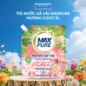 Túi nước xả vải Maxpure Hương Coco 3L