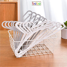 Móc áo nhựa chống trượt Móc treo quần áo tủ đựng giá phơi đồ babo