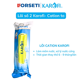 Lõi Lọc Số 2 Cation Chính Hãng Karofi - Dành cho nước giếng khoan