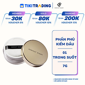 Phấn phủ kiềm dầu PERFECT DIARY chống thấm nước kiểm soát dầu lên đến 12h với 3 màu tùy chọn 7g