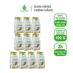 Combo 10 hộp Mãng cầu sấy dẻo Nonglamfood hộp 100g | Giảm cân, đẹp da, giữ dáng hiệu quả, ăn vặt healthy snack