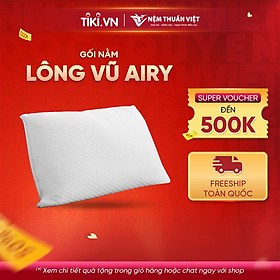 Mua Gối Nằm Lông Vũ Airy Thuần Việt