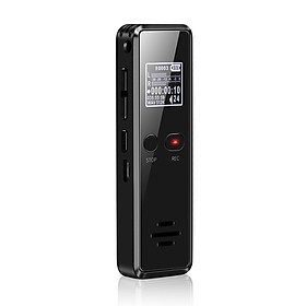 Mini 32GB Digital Voice Recorder Voice Activated Recording Device Sound Audio Recorder Dictaphone MP3 Music Player