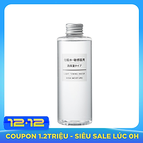 Nước Hoa Hồng Dưỡng Ẩm Cao Muji Light Toning Water 200ml (Hàng Nhập Khẩu Từ Nhật Bản)