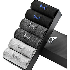 Bộ 6 Đôi Vớ Cotton Nam Cat (MiiOW)