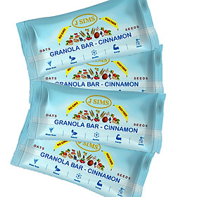 Combo 4 thanh yến mạch vị Quế - Granola Bar Cinnamon