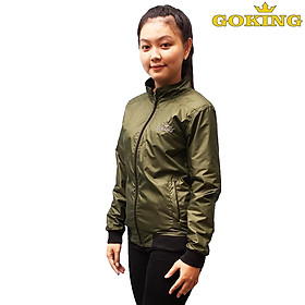 Mua Áo khoác dù nữ GOKING 2 lớp, trong lót vải cách nhiệt chống nóng và giữ ấm cơ thể - Đen - L < 65kg tại GOKING Mua Áo Khoác Dù Nữ Goking 2 Lớp, Trong Lót Vải Cách Nhiệt Chống Nóng Và Giữ Ấm Cơ Thể - Đen - L < 65Kg Tại Goking