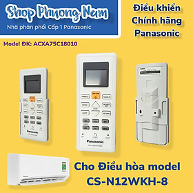 Điều khiển chính hãng Điều hoà Panasonic Model CS-N12WKH-8