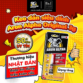 COMBO 2 Keo dán siêu dính Aron Alpha Original 3g