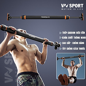 Xà Đơn Gắn Cửa FED-0228 | Kích thước 115-140cm (Chịu lực 400kg - Có chốt khóa an toàn khi gắn xà - Dễ dàng tháo lắp không cần khoan tường)