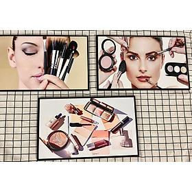 Mua TRANH TREO TƯỜNG CANVAS - TRANH TRANG TRÍ SPA - TRANH MAKE UP - TRANH TRANG ĐIỂM(TẶNG KÈM ĐINH 3 CHÂN)