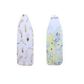 2Pcs Heat-resistant Ironing Board Cover Pad Thick Padding Multi-color 55x20"