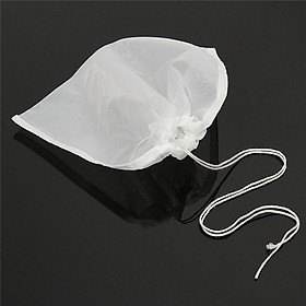 Túi lọc trà/ túi vải không dệt có dây rút size  5 x 7 cm