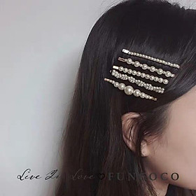 Set 5 kẹp tóc cực xinh, kẹp tóc kiểu Hàn Quốc