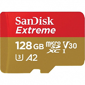 Thẻ Nhớ MicroSDXC SanDisk Extreme V30 A2 128GB 190MB s SDSQXAA-128G