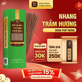 Nhang Trầm – Hộp Xanh Lá 600g | Bảo Trầm | Thơm Dịu, Không Hóa Chất, Dùng Cúng Lễ