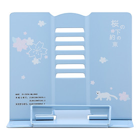 Giá Kẹp Sách, Đỡ Sách, Đọc Sách Chống Cận - The Sakura - Màu Xanh Dương