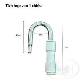 Ống co U Week Aqua nối co2 oxy chống gập dây bể thủy sinh cá tép cảnh