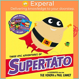 Sách - Three Epic Adventures of Supertato by Paul Linnet (UK edition, paperback)