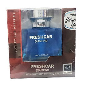 Nước hoa xe hơi Freshcar Diamond - chai 100ml hương thơm thảo mộc thiên nhiên