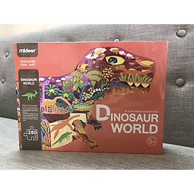 MIDEER Huge Animals dinosaur world - bộ xếp hình khổng lồ thế giới khủng long 280 miếng ghép