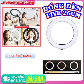 Hình ảnh BÓNG Đèn Thay Thế Live Livestream size 26 CM VÀ REMOTE Makup Trang Điểm Chụp Hình Bán Hàng