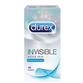 BAO CAO SU Durex Invisible Extra Thin, Extra Sensitive 10S