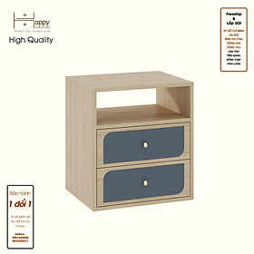 [Happy Home Furniture] BANA, Táp đầu giường 2 ngăn kéo, 50cm x 40cm x 55cm ( DxRxC), THK_120