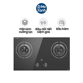 Mua Bếp Gas Âm 2 Vùng Nấu Electrolux EHG7230BE - Kính Cường Lực - Có Đầu Hâm - Hàng Chính Hãng