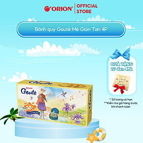 Hộp 4 gói Bánh Quy ORION Gouté Mè Giòn Tan 158,4G