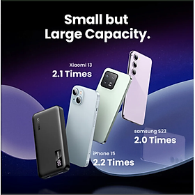 Mua Pin sạc dự phòng dùng cho điện thoại 10000mAh Li-ion 2 cổng đầu ra Ugreen 25742 màu đen - Hàng chính hãng