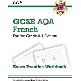Sách - GCSE French AQA Exam Practice Workbook - for the Grade 9-1 Course (includes  by CGP Books (UK edition, paperback)