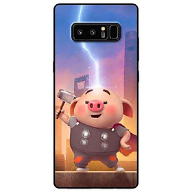 Ốp lưng in cho Samsung Note 8 Mẫu Heo Tho