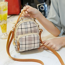 Balo mini thời trang nữ, kiểu dáng Hàn quốc, Da PU cao cấp