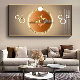 Mua (HCM) Tranh treo tường tráng gương trừu tượng trang trí phòng khách  phòng ngủ kèm đinh treo